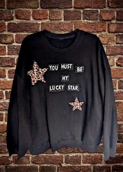 Womens Madonna Lucky Star sweatshirt- size XXL