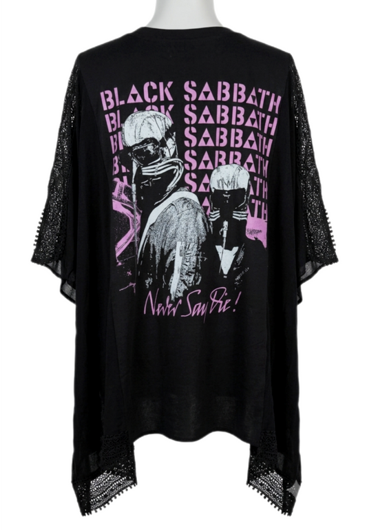 Black Sab ROCKIMONO top- size L- XXL