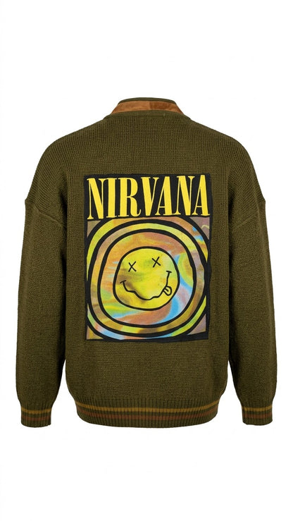 Gender neutral Nirvana Cardigan- men's L womens XL