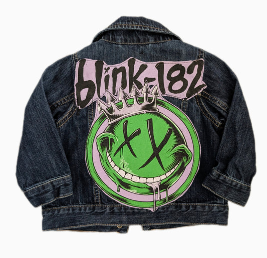 Custom Baby Blink 182 denim jacket