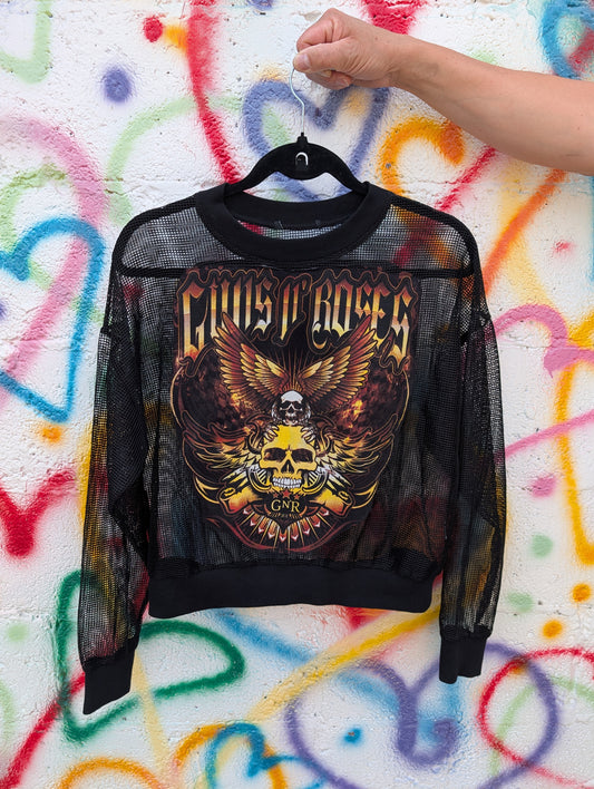 Womens mesh GNR top- size M/L