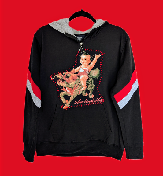 Gender neutral Stone Temple Pilots reworked Hoodie-men's M women's M-L