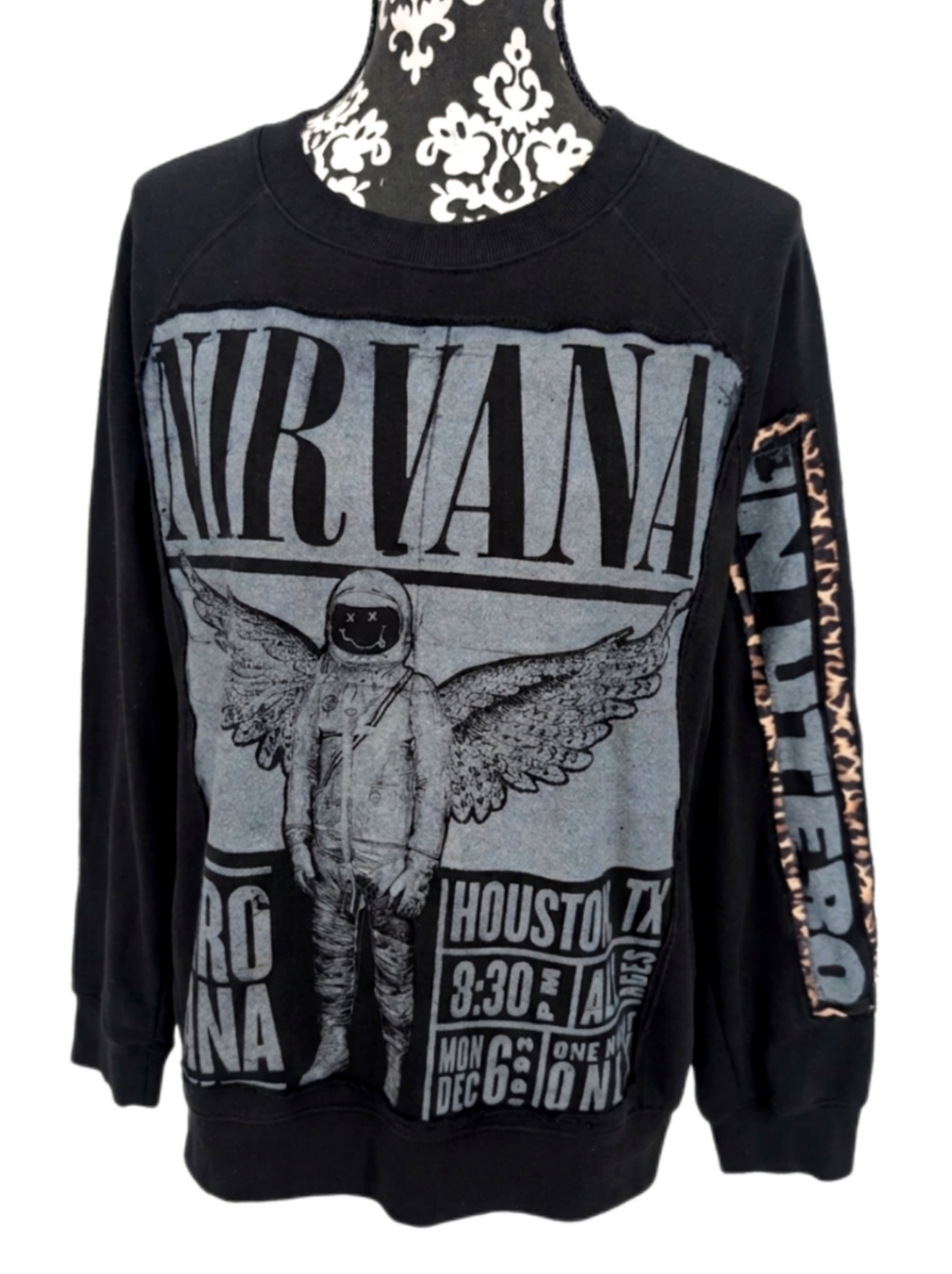 Womens Spaceman NIRVANA sweatshirt - size XL relax fit