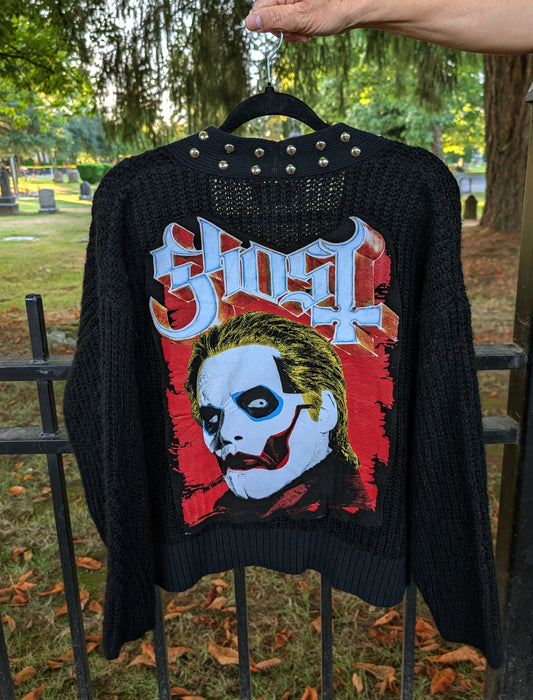 Womens GHOST cardigan sweater - Large