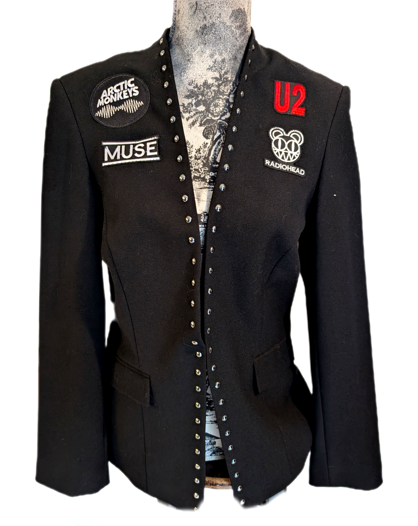 Womens Depeche Mode studded blazer - size MED(8)
