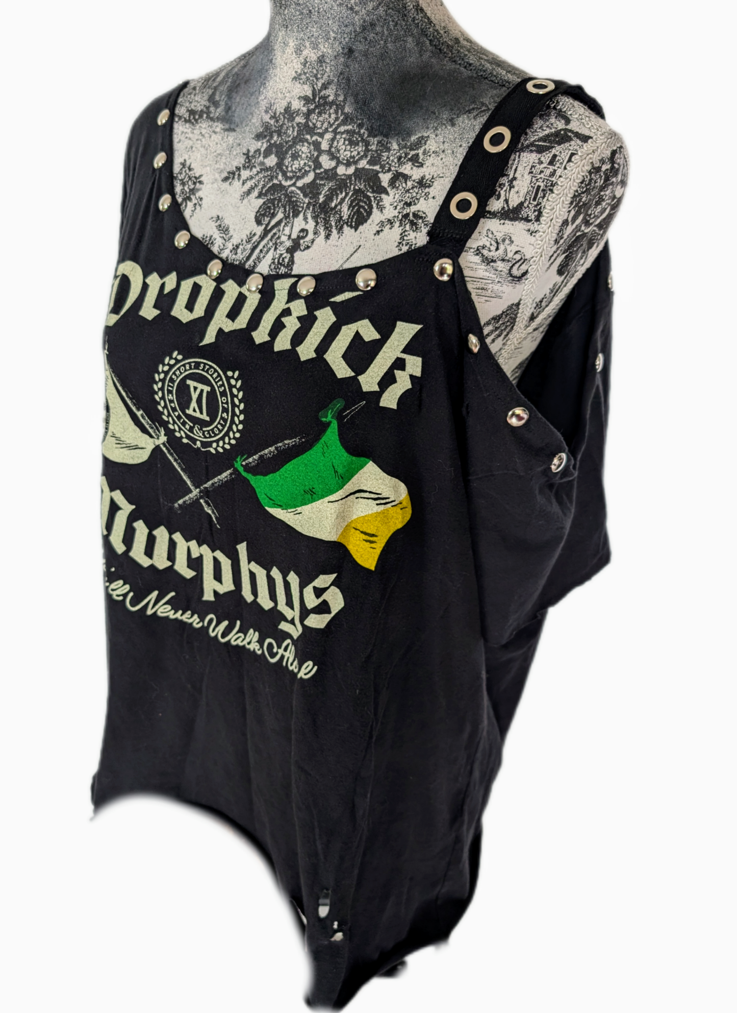 Reworked Dropkick Murphys tee- womens XL