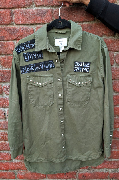 Womens OASIS utility light jacket- size MEDIUM