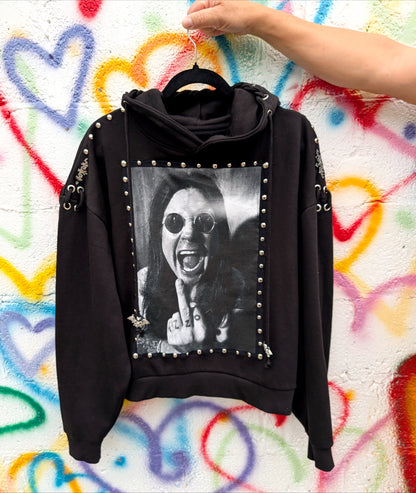 OZZY reworked Hoodie-Womens Large