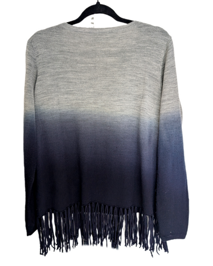 Womens B 52s fringed sweater - size Large