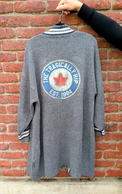 Womens Tragically Hip Duster cardigan- size Large