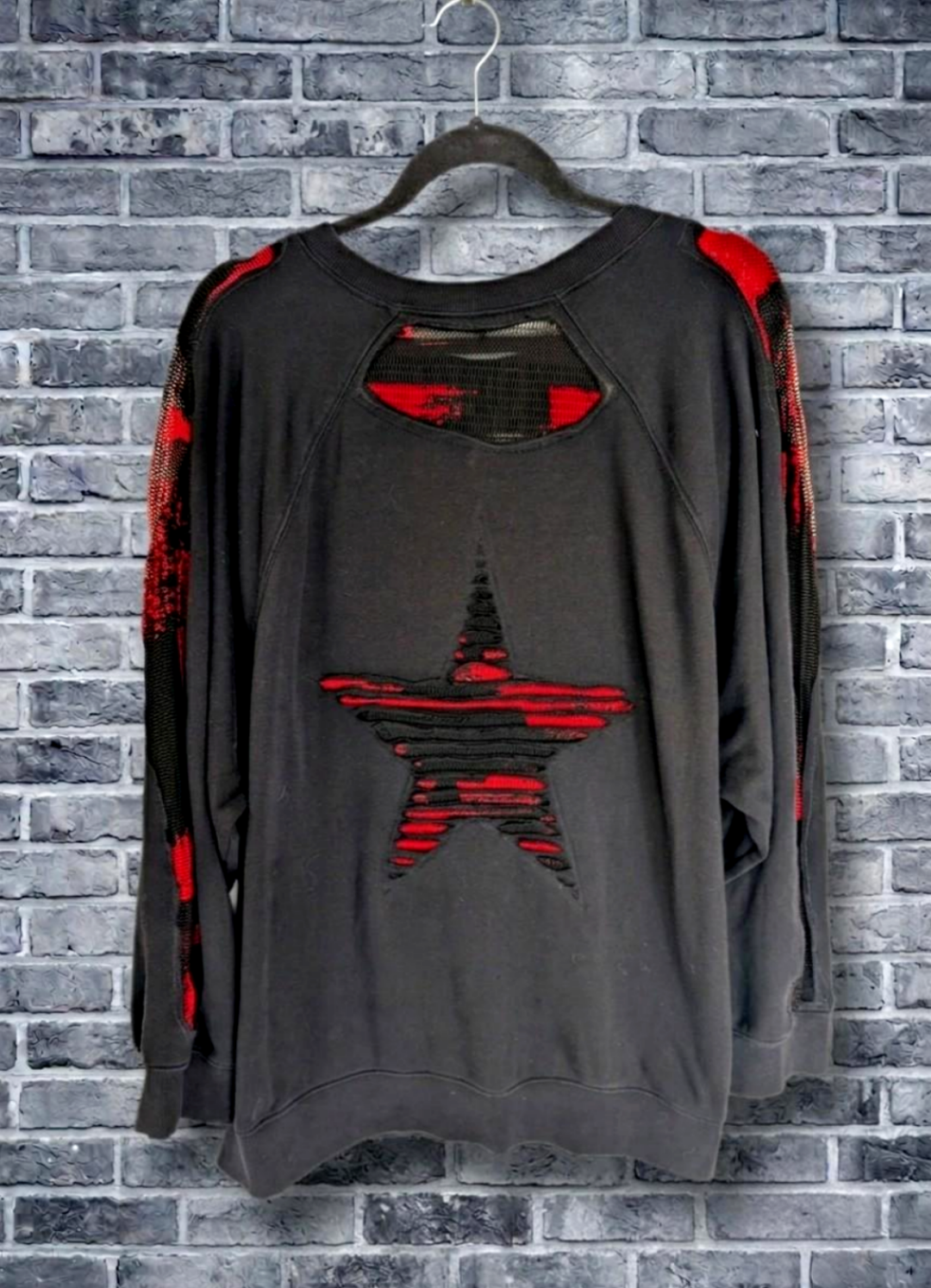 Womens Motley Crue reworked sweatshirt - size XL