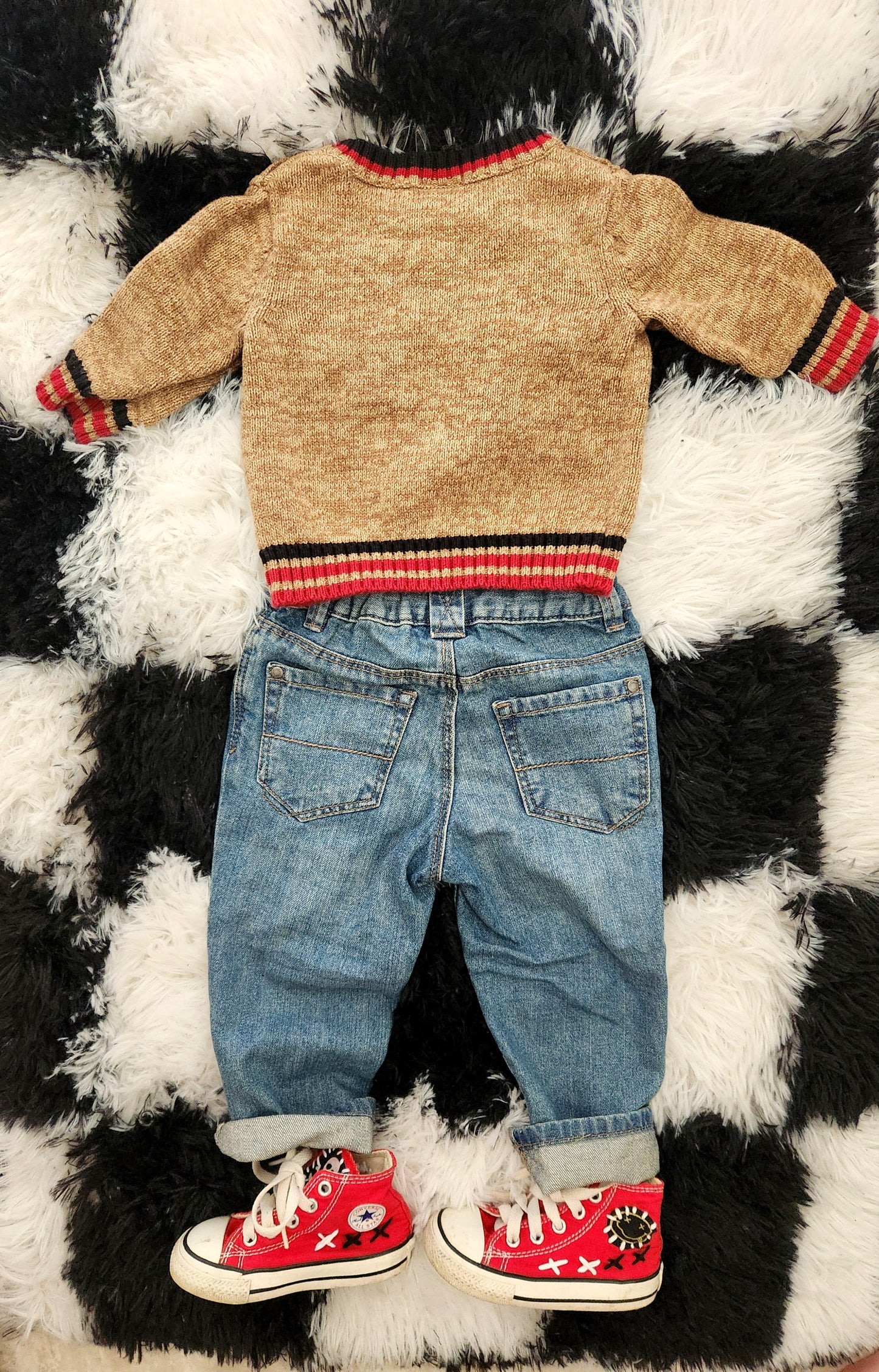 Baby 3 piece Grunge set- size 6-12 months