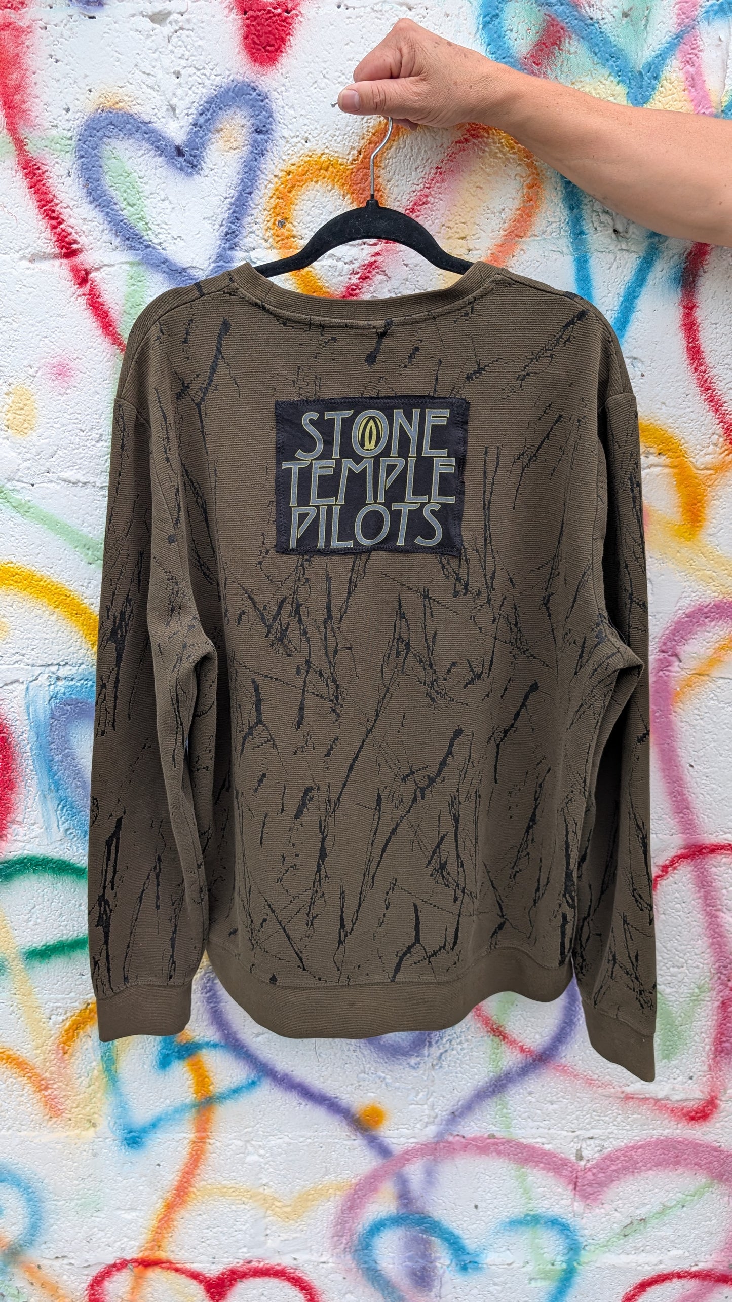 Gender neutral Stone Temple Pilots sweater - men's M/L womens XL