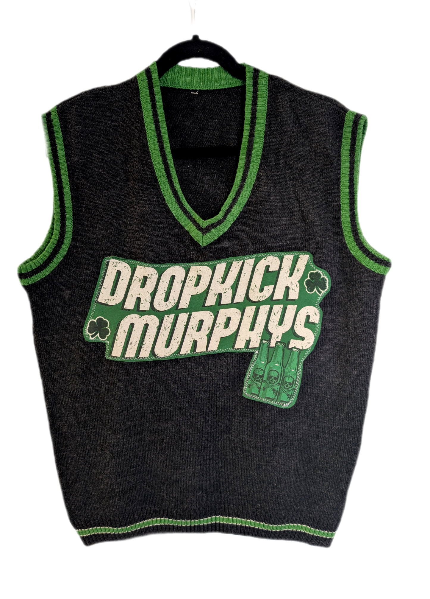 Two sided graphics Dropkick Murphys sweater vest- Men's XL