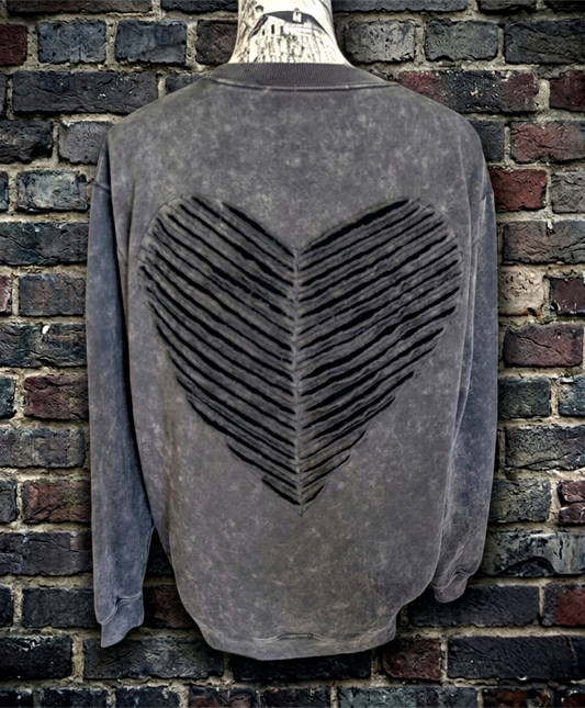 Womens reworked DEFTONES sweatshirt-M/ L