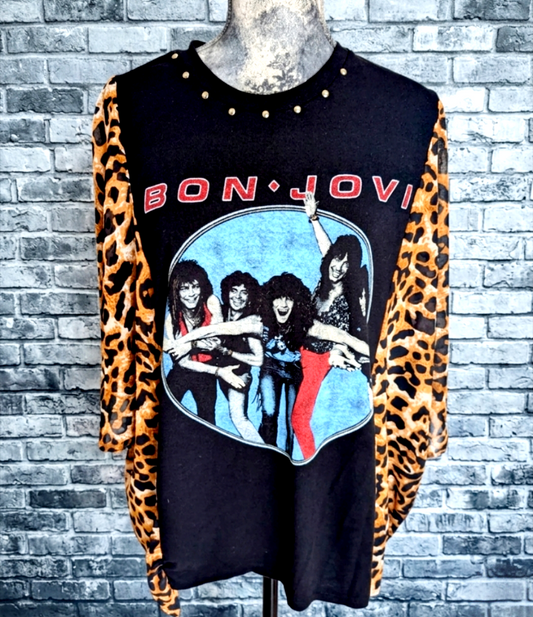BON JOVI/ Leopard Rockimono- double side graphics
