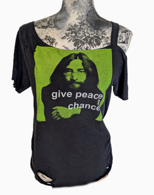 Reworked John Lennon tee- S/ M