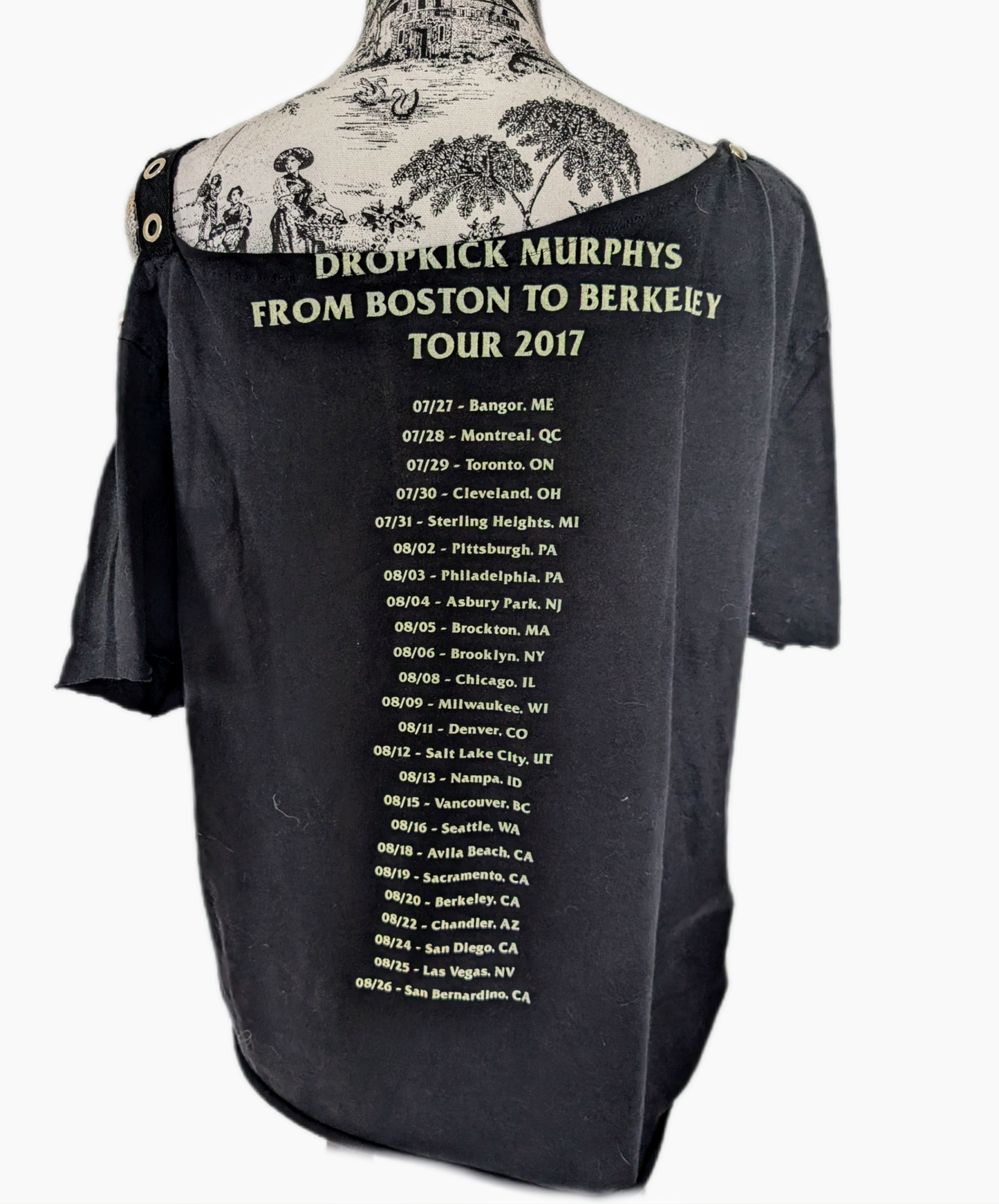 Reworked Dropkick Murphys tee- womens XL