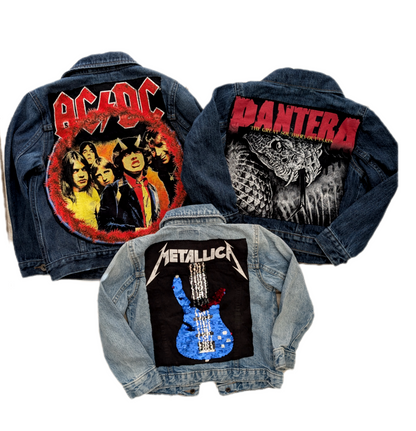 Kids metal denim jacket LOT Clearance!! 3 jackets size 4/5 years