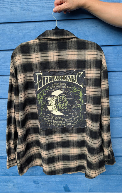 Womens FLEETWOOD MAC flannel- size XL