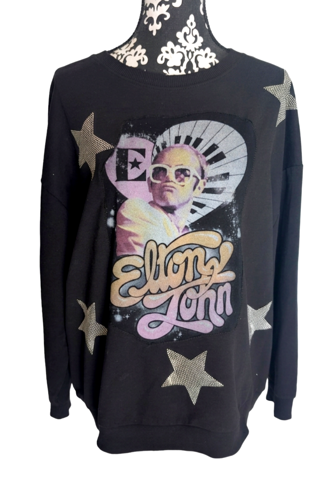 Elton Sparkling Star sweatshirt - size XL womens