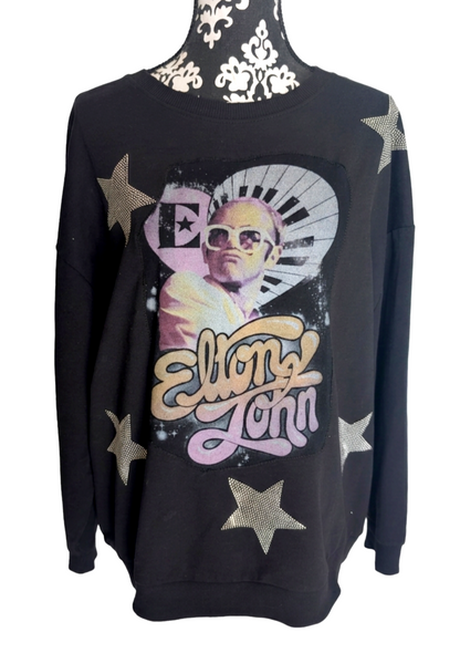 Elton Sparkling Star sweatshirt - size XL womens