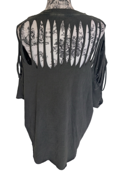 Distressed LED ZEPPELIN super soft tee- XXL