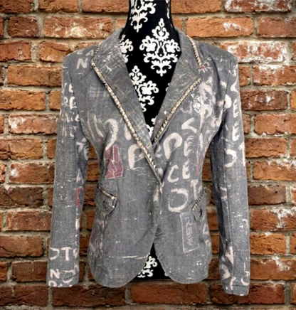 Give Peace a Chance /Lennon Blazer- womens Medium