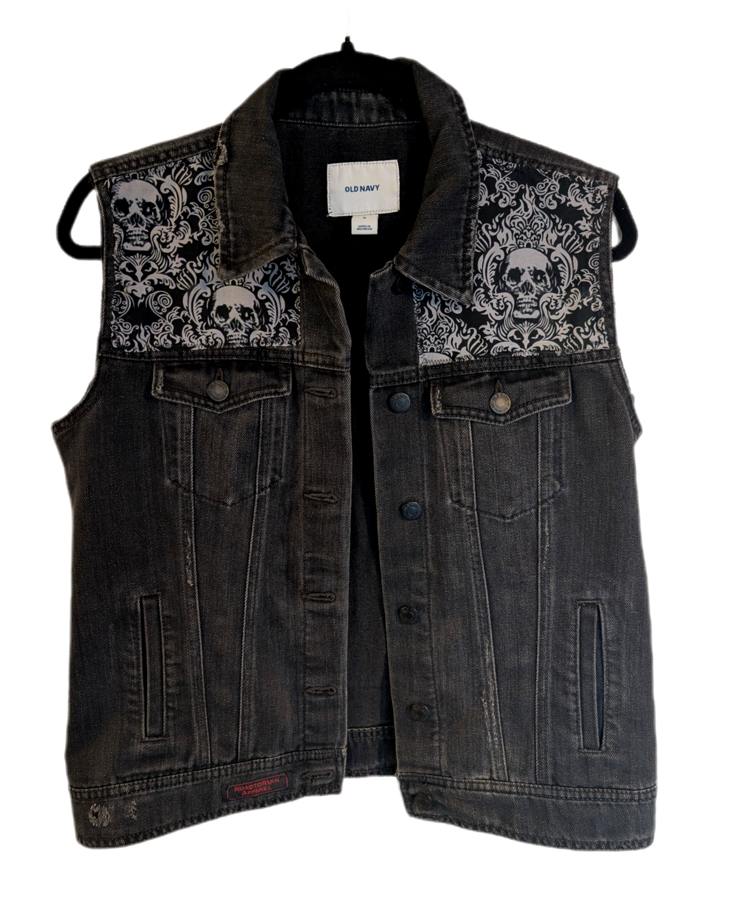 Womens Johnny Cash denim vest- S/M