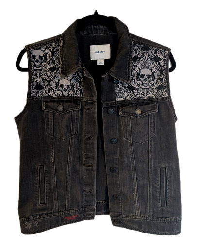 Womens Johnny Cash denim vest- S/M