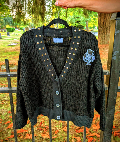 Womens GHOST cardigan sweater - Large