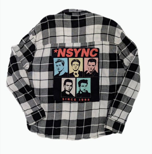 Custom NSYNC flannel