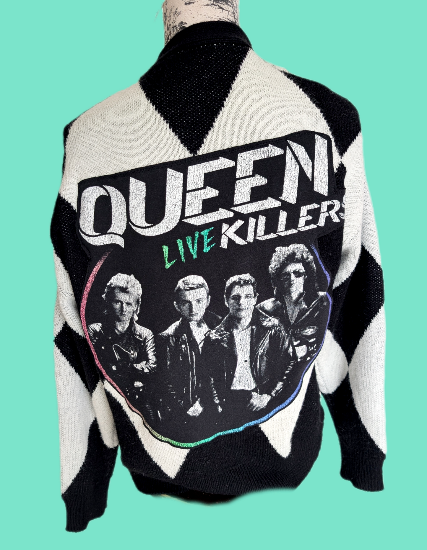 Womens QUEEN Killers Cardigan- size Large