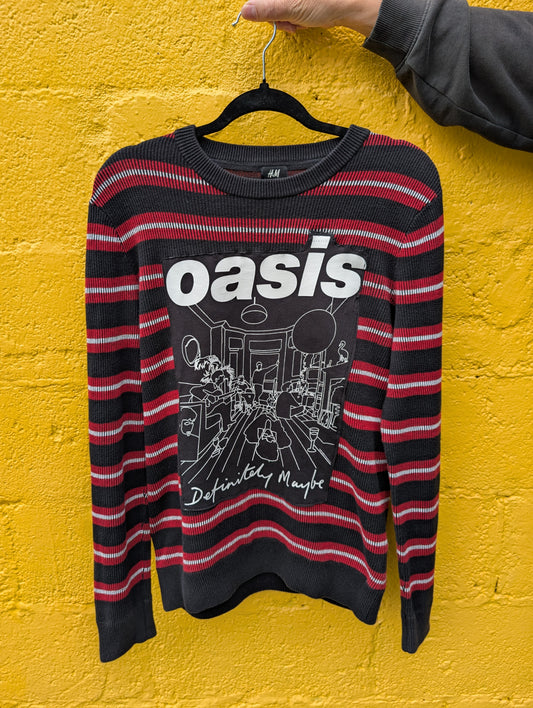 Gender neutral OASIS striped sweater- men's Small/ womens M/L