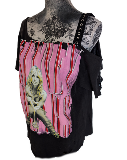 Reworked Britney Spears tee- XL