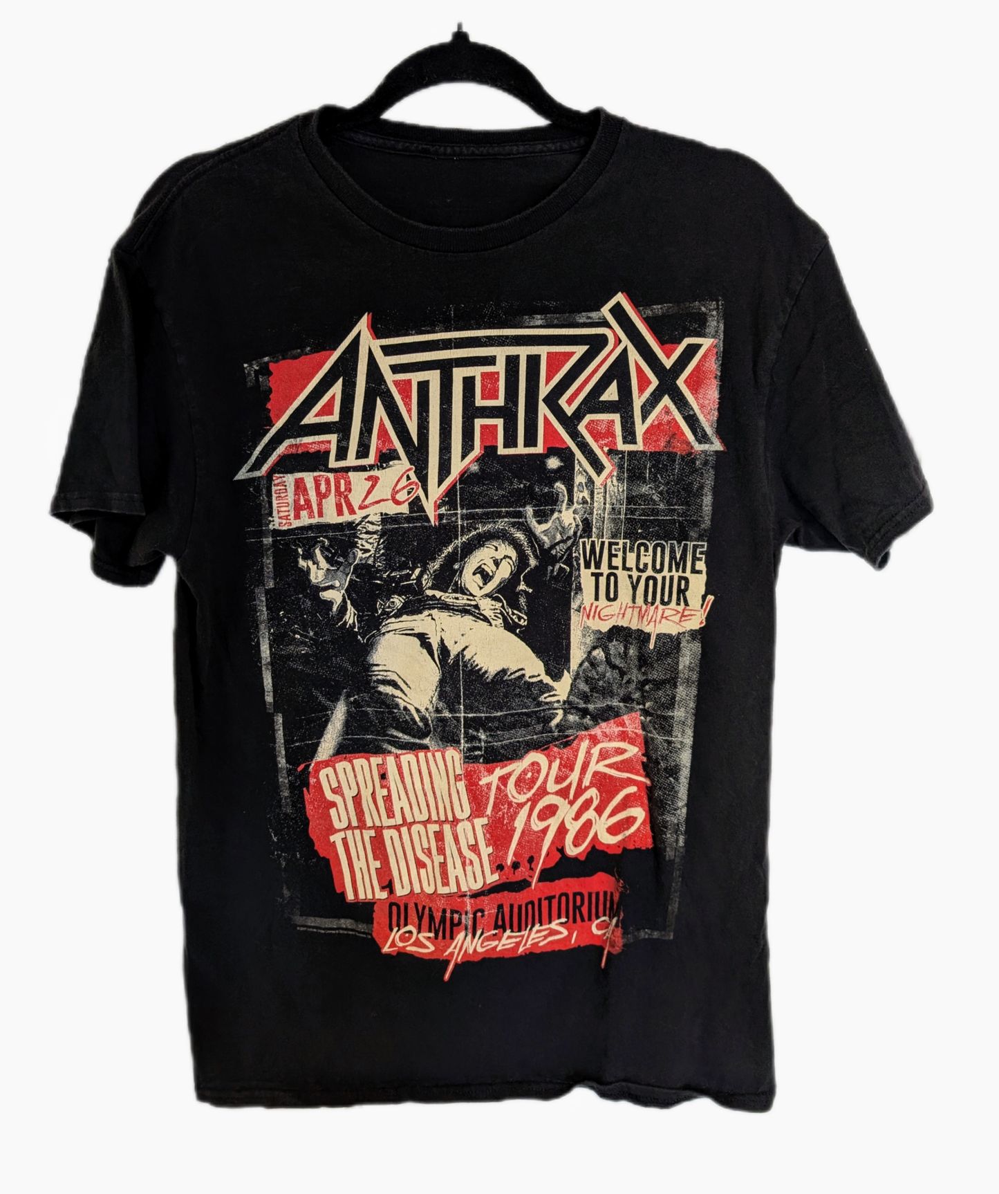 Anthrax tee- Men's L