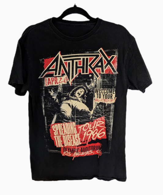 Anthrax tee- Men's L