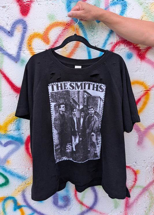 Womens The Smiths loose fit shirt sleeve sweatshirt- XL