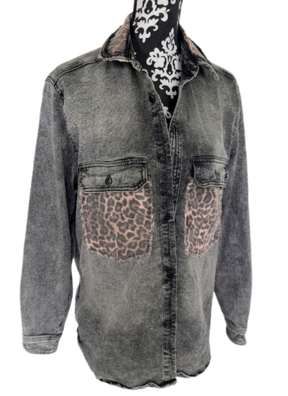 Have a WILLIE Nice Day denim jacket- gender neutral Men's M/ womens L