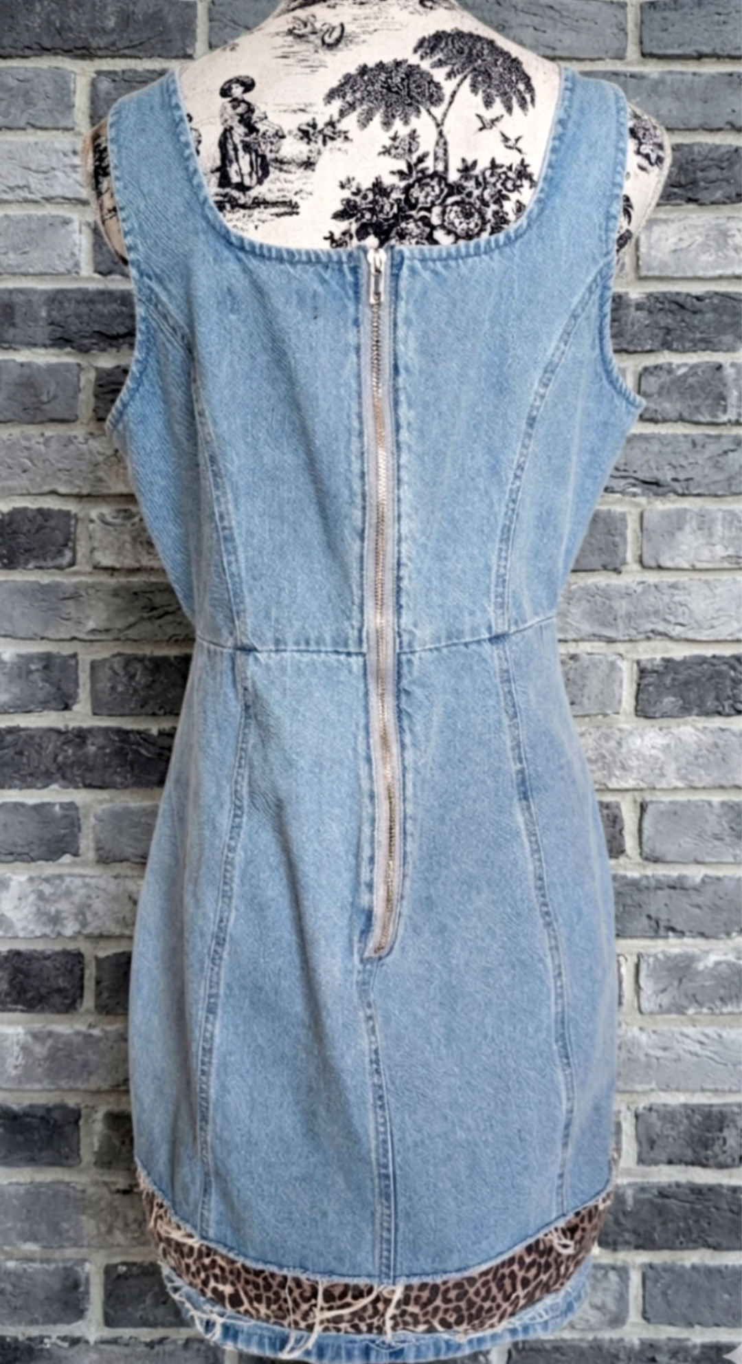 Womens STEVIE NICKS denim Dress- size L/10