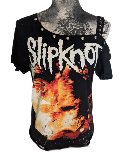 Reworked SLIPKNOT tee- M/L