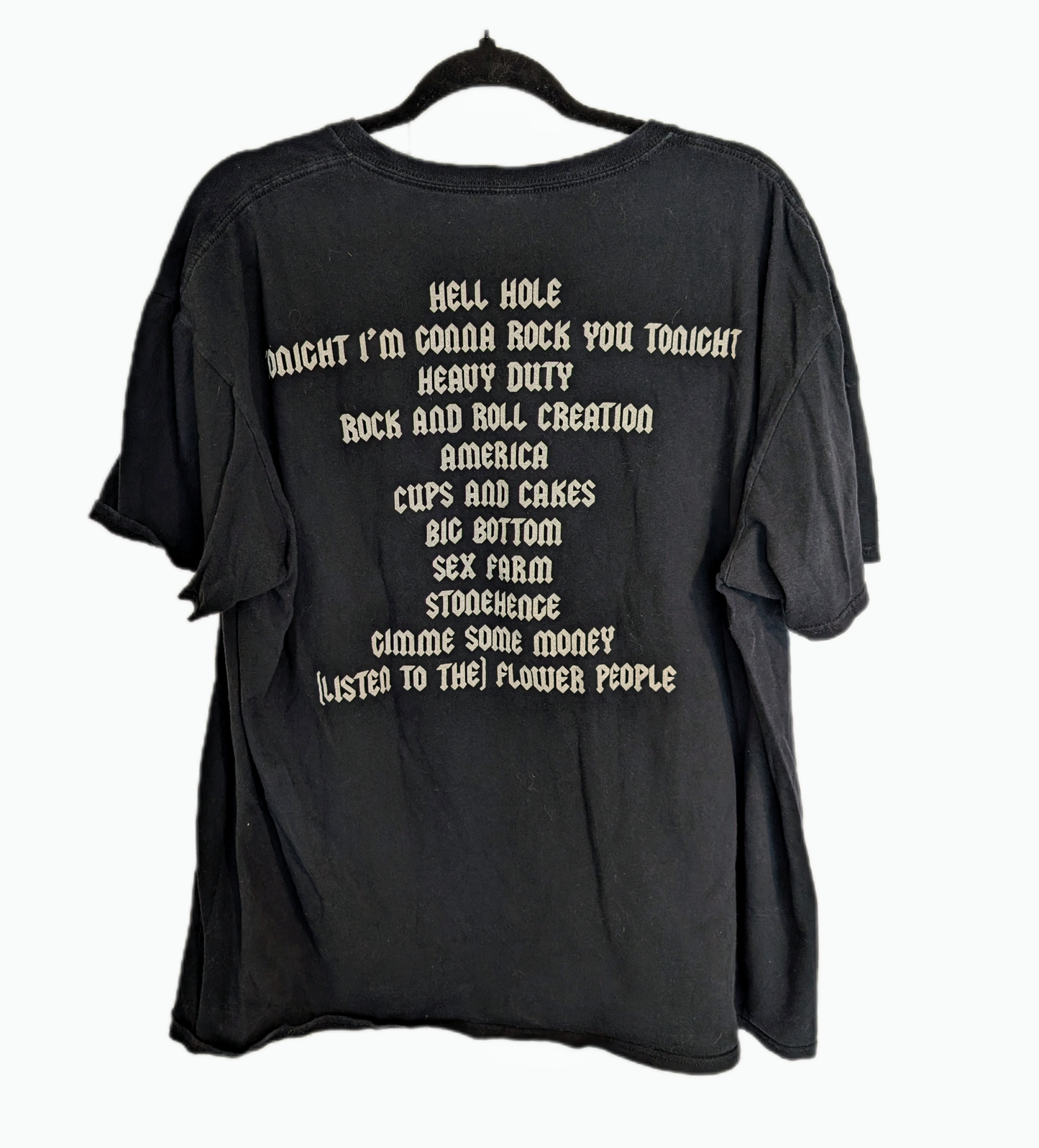 Spinal Tap double sided tee- men's XL
