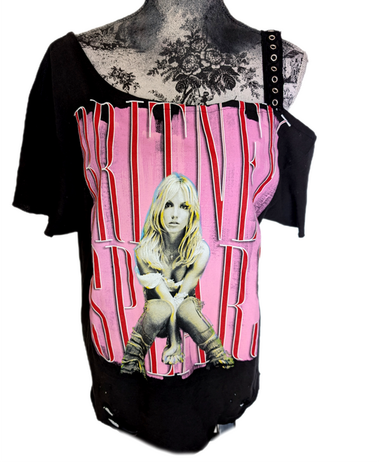 Reworked Britney Spears tee- XL