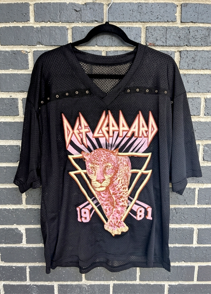 Womens Def Leppard Jersey- size XL