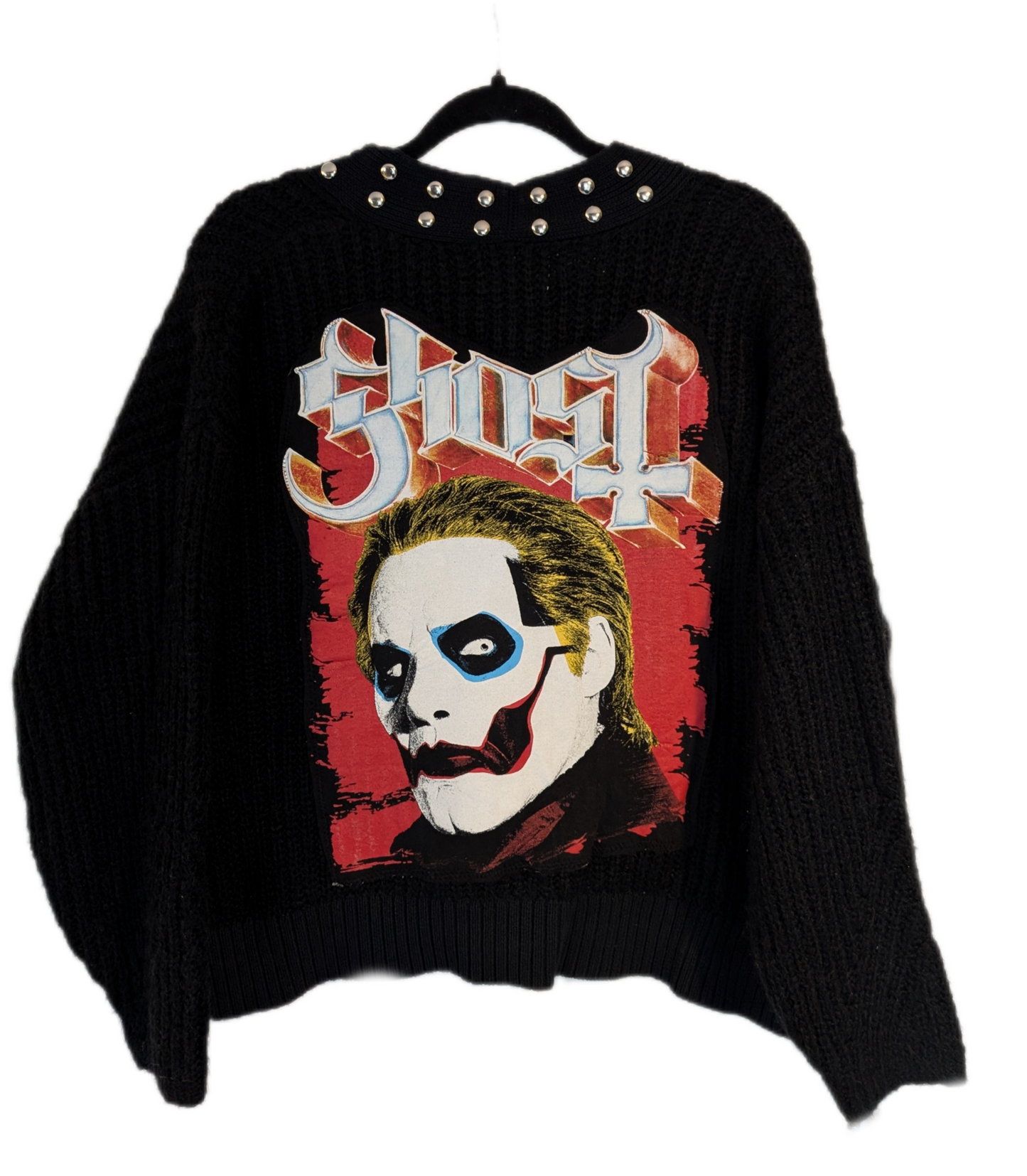 Womens GHOST cardigan sweater - Large