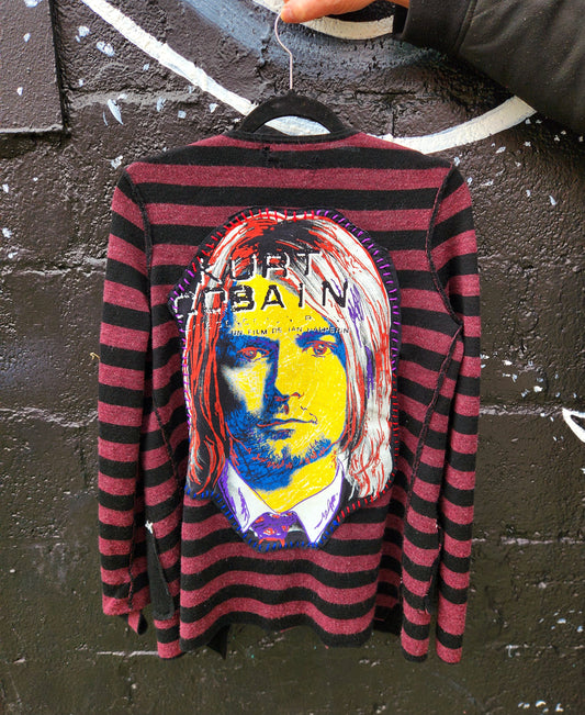 Womens Grunge/ Kurt cardigan sweater- size MEDIUM