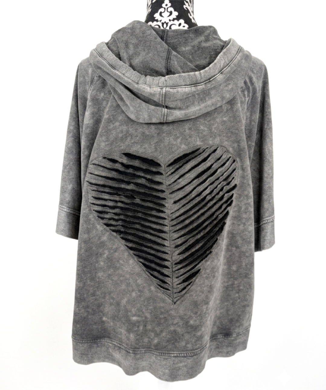 Womens Plus size Nirvana sweatshirt/ hoodie short sleeve 2/3X