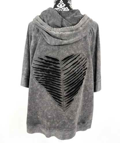 Womens Plus size Nirvana sweatshirt/ hoodie short sleeve 2/3X