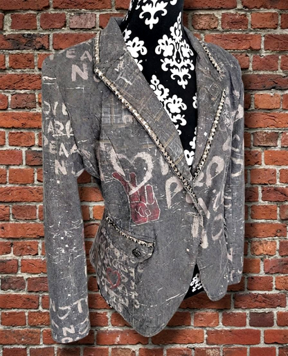 Give Peace a Chance /Lennon Blazer- womens Medium