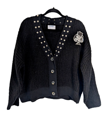 Womens GHOST cardigan sweater - Large